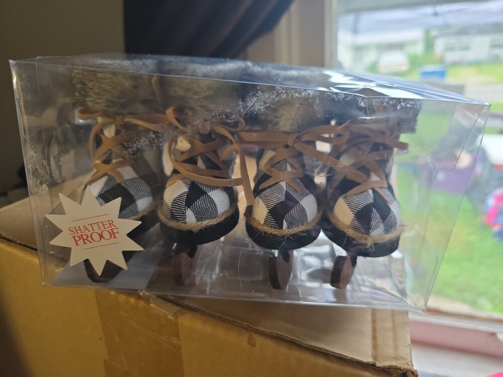 Christmas Ice Skate Ornaments
